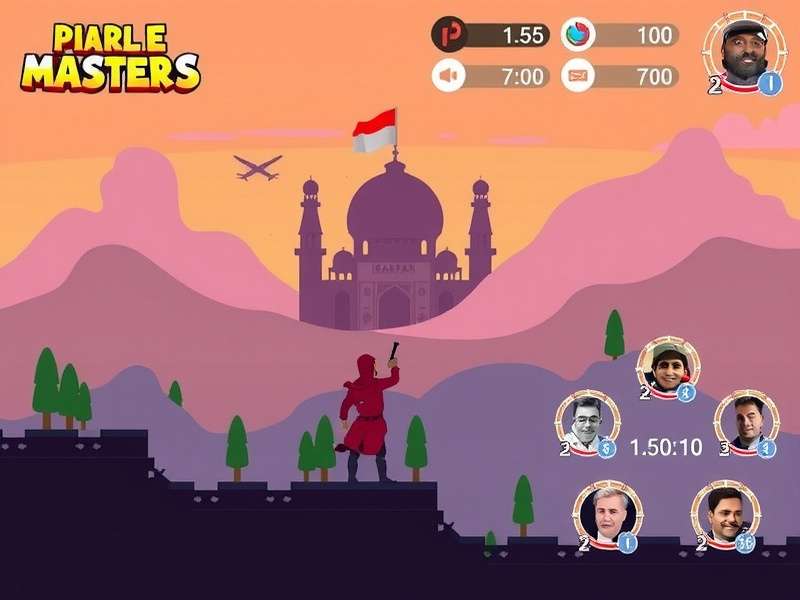 Pixel Battle Royale Masters Gameplay Screenshot